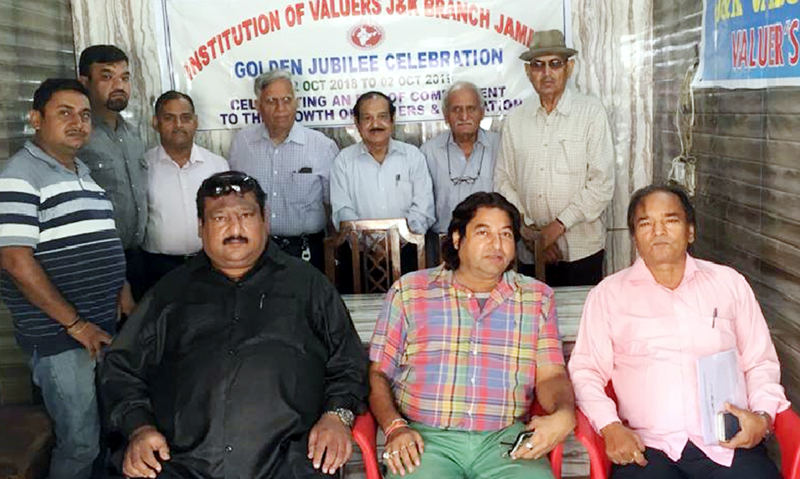 Representatives of Institution of Valuers during celebration of 50th Valuers Day at Rehari on Wednesday. Representatives of Institution of Valuers during celebration of 50th Valuers Day at Rehari on Wednesday.