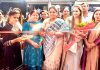 Former Minister, Priya Sethi inaugurating a ladies function at Gandhi Nagar.