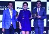 Brand Ambassador of Panasonic Smartphone Business Taapsee Pannu and officials of Panasonic India unveiling Eluga X1 and X1 Pro.