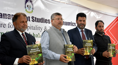 VC BGSBU, Prof Javid Musarrat along with others releasing four books at Varsity campus. VC BGSBU, Prof Javid Musarrat along with others releasing four books at Varsity campus.