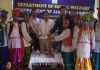 Director, Department of Social Welfare Jammu Dr Bharat Bhushan presenting awards during senior citizens week celebrations.