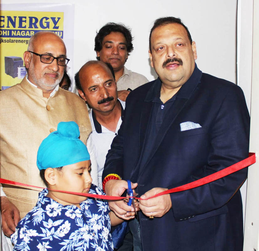 NC Provincial President Devender Singh Rana inaugurating an establishment on Saturday. NC Provincial President Devender Singh Rana inaugurating an establishment on Saturday.