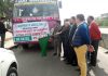 Farm women exposure tour being flagged off on Thursday.