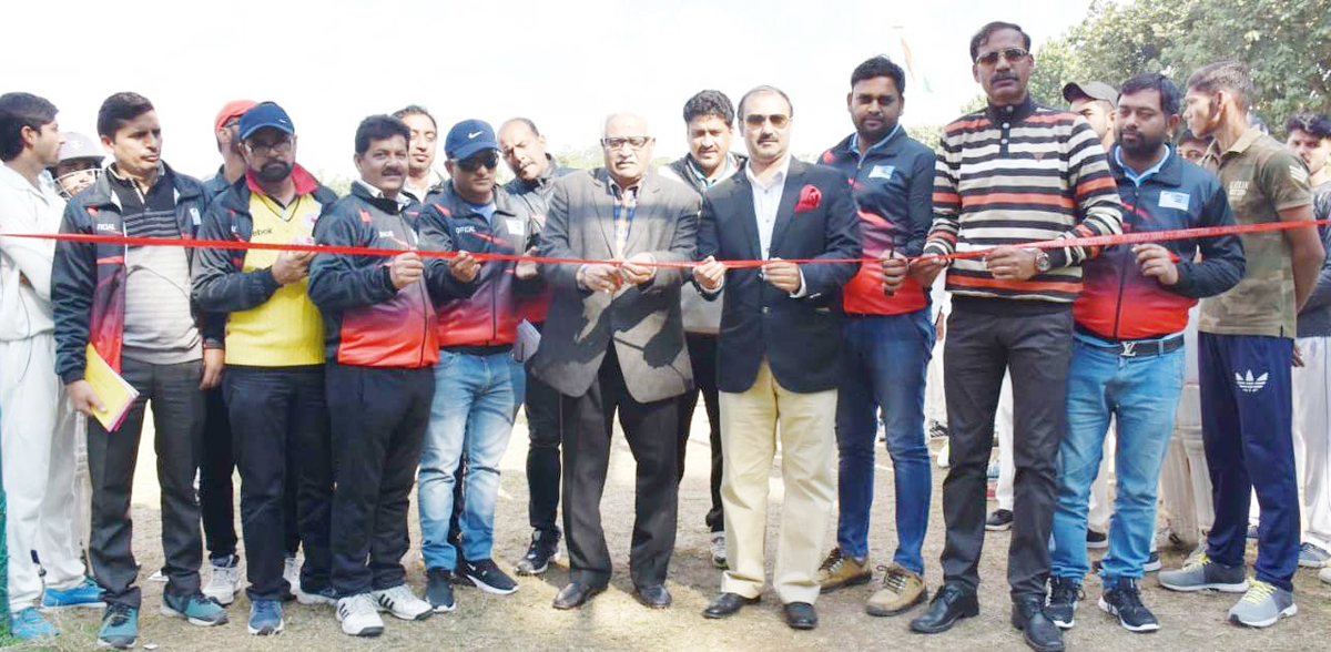 Ex-MLC Vijay Bakaya inaugurating ‘Talent Hunt’ trials at Jammu on Monday. Ex-MLC Vijay Bakaya inaugurating ‘Talent Hunt’ trials at Jammu on Monday.
