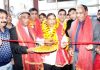 BJP MLA Jammu West Sat Sharma inaugurating Spinal Therapy Clinic at Fitness Planet Gym.