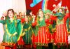Children presenting cultural item during Annual Day celebrations.