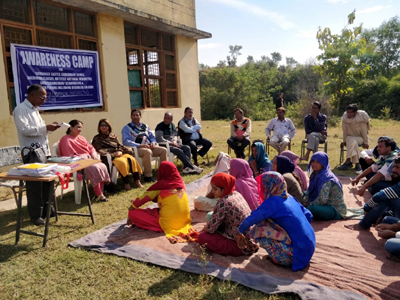 Awareness camp organised by SC/ST/BC Development Corporation in Nagrota on Thursday. Awareness camp organised by SC/ST/BC Development Corporation in Nagrota on Thursday.