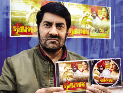 Natrang Director, Balwant Thakur launching the DVD of film 'Gulab Gatha' at Jammu on Thursday. Natrang Director, Balwant Thakur launching the DVD of film 'Gulab Gatha' at Jammu on Thursday.