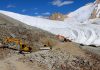 World’s first glaciated road constructed at 17860 ft height in Ladakh by Project Himank. — Excelsior/Shakeel