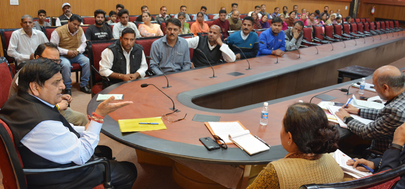 Advisor to Governor B B Vyas interacting with people in Jammu on Friday. Advisor to Governor B B Vyas interacting with people in Jammu on Friday.