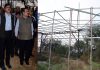 Advisor K Vijay Kumar inspecting work on Jambu Zoo on Saturday.