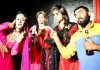 A scene from the play ‘Rooh Ka Natak’ staged by Natrang at Jammu on Sunday.