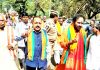 Union Minister Dr Jitendra Singh at a BJP election rally in the Amberpet Assembly constituency in Hyderabad.