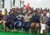 NC Provincial President Devender Singh Rana addressing prominent citizens in Nagrota Assembly segment on Tuesday.