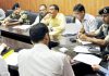 Divisional Commissioner Jammu Sanjeev Verma chairing a meeting on Thursday.