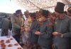 Northern Command chief Lt Gen Ranbir Singh meeting troops at Eastern Ladakh on Tuesday.