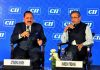 Union Minister Dr Jitendra Singh who is also a renowned Diabetologist, flanked by renowned Cardiologist Dr Naresh Trehan, speaking at "India Health Summit 2018", at New Delhi on Thursday.
