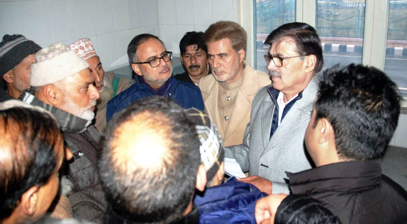 Advisor to Governor K Vijay Kumar interacting with people during visit to Sub-District Hospital, Dooru on Wednesday. Advisor to Governor K Vijay Kumar interacting with people during visit to Sub-District Hospital, Dooru on Wednesday.