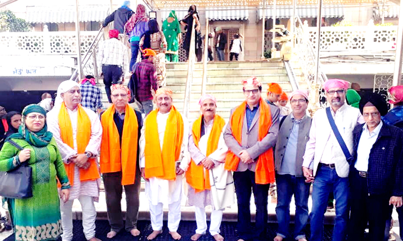 PK activists paying obeisance at Gurudwara Sheesh Ganj, New Delhi on Sunday. PK activists paying obeisance at Gurudwara Sheesh Ganj, New Delhi on Sunday.