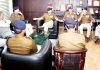 DGP Dilbag Singh taking meeting of police officers at Jammu.