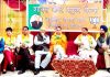 BJP national VP, Avinash Rai Khanna addressing Shakti Kendras meeting at Jammu on Tuesday.