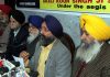 Avtar Singh Khalsa, member DGPC interacting with media persons at Jammu on Monday. —Excelsior/Rakesh