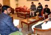 Governor meeting delegation from Kargil on Wednesday.