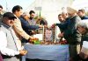 BJP leaders paying tributes to former PM, Atal Bihari Vajpayee on his 94th birth anniversary at Jammu on Tuesday.