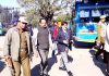 Mayor Chander Mohan Gupta, along with JMC Commissioner and VC JDA, touring areas of Maheshpura in Jammu.