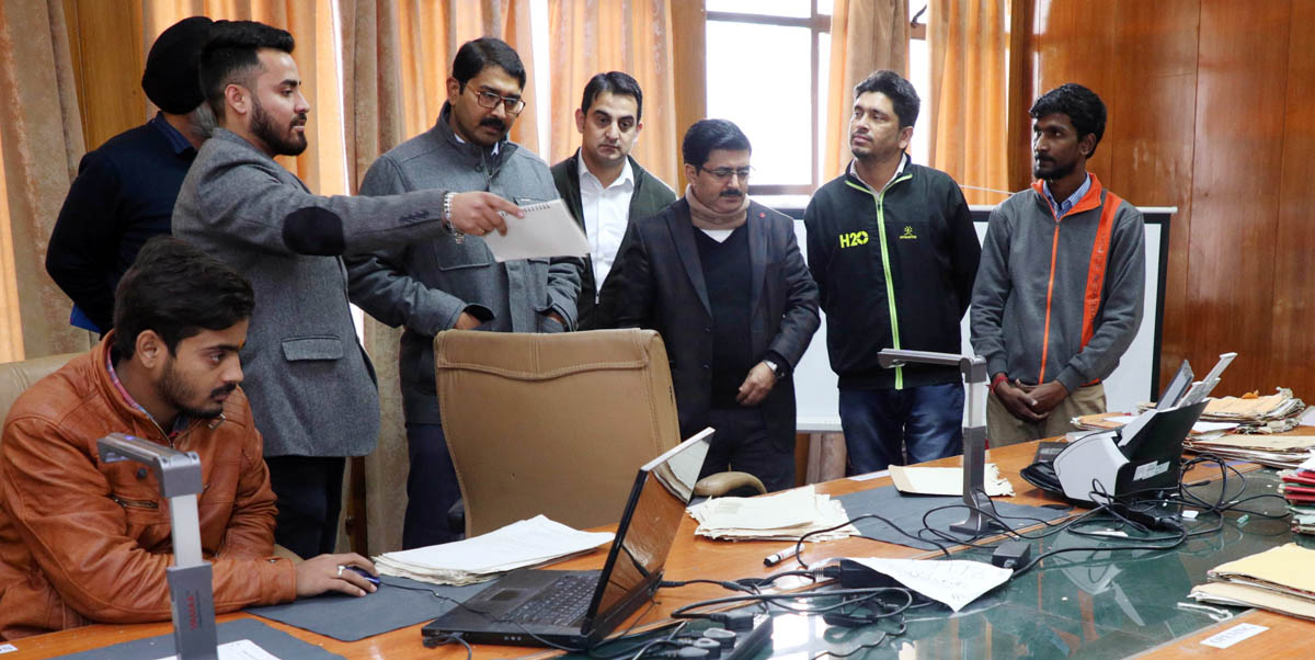 Secretary IT Saugat Biswas inspecting ‘JDA Automation Project’ on Saturday. Secretary IT Saugat Biswas inspecting ‘JDA Automation Project’ on Saturday.