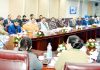 Union Secretary RDD Amarjeet Sinha chairing a meeting in Jammu on Wednesday.