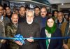 J&K Bank officials inaugurating new premises at Srinagar on Tuesday.