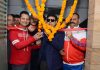 Divisional Commissioner Sanjeev Verma inaugurating renovated changing rooms at Health Club of Amar Singh Club, Jammu.