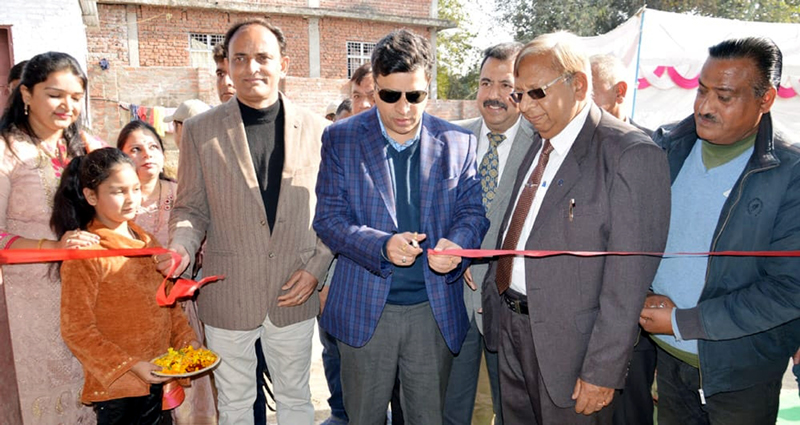 Divisional Commissioner, Sanjeev Verma inaugurating green building material unit at Udhampur. Divisional Commissioner, Sanjeev Verma inaugurating green building material unit at Udhampur.
