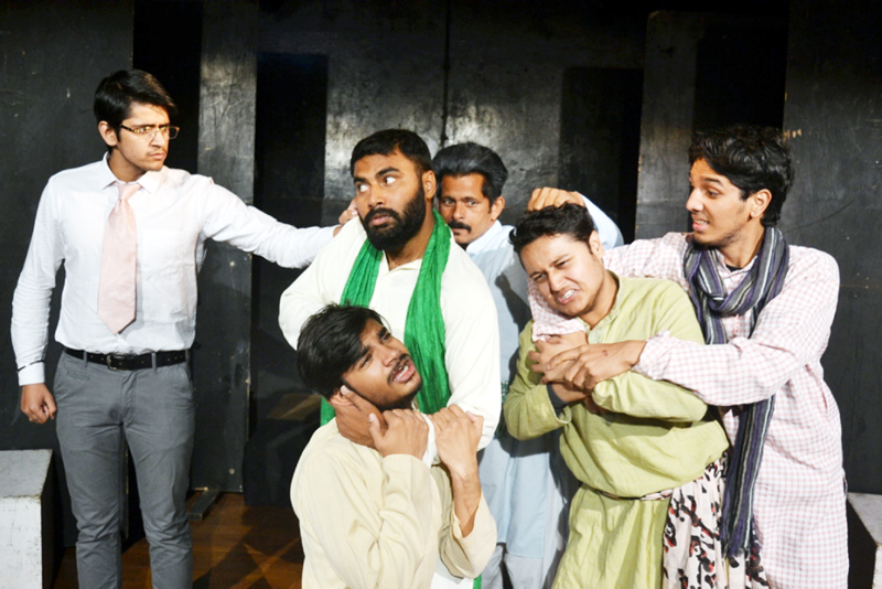 Natrang artists presenting Hindi play ‘Deemak’ in Sunday Theatre series. Natrang artists presenting Hindi play ‘Deemak’ in Sunday Theatre series.
