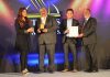 Rishi Puri, vice president, Lords Hotels and Resorts and Stephen Ganon, General Manager, Grand Plaza Lords Inn receiving ‘Stars of the Industry Award’ in New Delhi.
