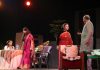 A scene from play Adhe-Adhure staged by Natyakarmi at Abhinav Theatre on Tuesday. -Excelsior/Rakesh