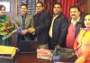 A delegation of Plus-2 Lecturers’ Forum during a meeting with Director School Education, Anuradha Gupta at Jammu on Thursday.