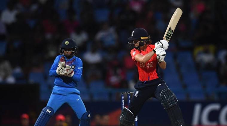 India women team playing against england