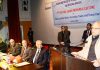 Governor Satya Pal Malik expressing his views during 9th Sat Pal Sahni Memorial Lecture.