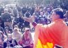 BJP State President, Ravinder Raina addressing a public meeting at Jammu on Thursday.