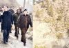 IGP Traffic, Alok Kumar inspecting NH at Ramban on Tuesday.