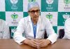 Dr Pankaj Goel and other doctors addressing press conference at Ivy Hospital in Amritsar.