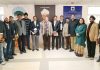Members of Sports Advisory Council CUJ posing along with its Vice Chancellor Prof Ashok Aima.
