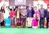 Dignitaries and Management of Rich Harvest School posing for a group photograph during Annual Day celebration.