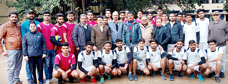 Winners posing along with dignitaries and officials in Jammu on Thursday. Winners posing along with dignitaries and officials in Jammu on Thursday.