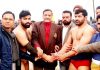 Winner of 17th Dhara-Ardhan Dangal Title being felicitated in Jammu.