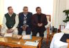 Governor meeting delegation of Laghu Udyog Bharti.