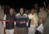 NC Provincial President Devender Singh Rana inaugurating road on Friday.