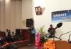Union Minister Dr Jitendra Singh addressing the inaugural session of ISRO's UNNATI programme, at Bengaluru on Thursday.